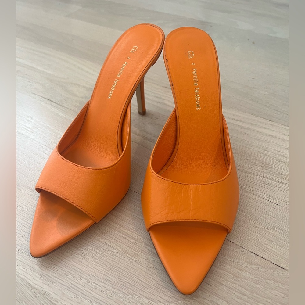 GIA BORGHINI GIABORGHINI Perni 04 Pointy Open
Toe Mule - Picture 3 of 9